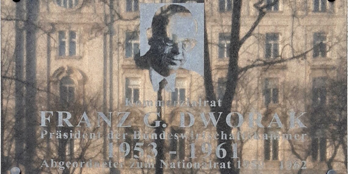 Steinernes Gedenken: Franz G. Dworak